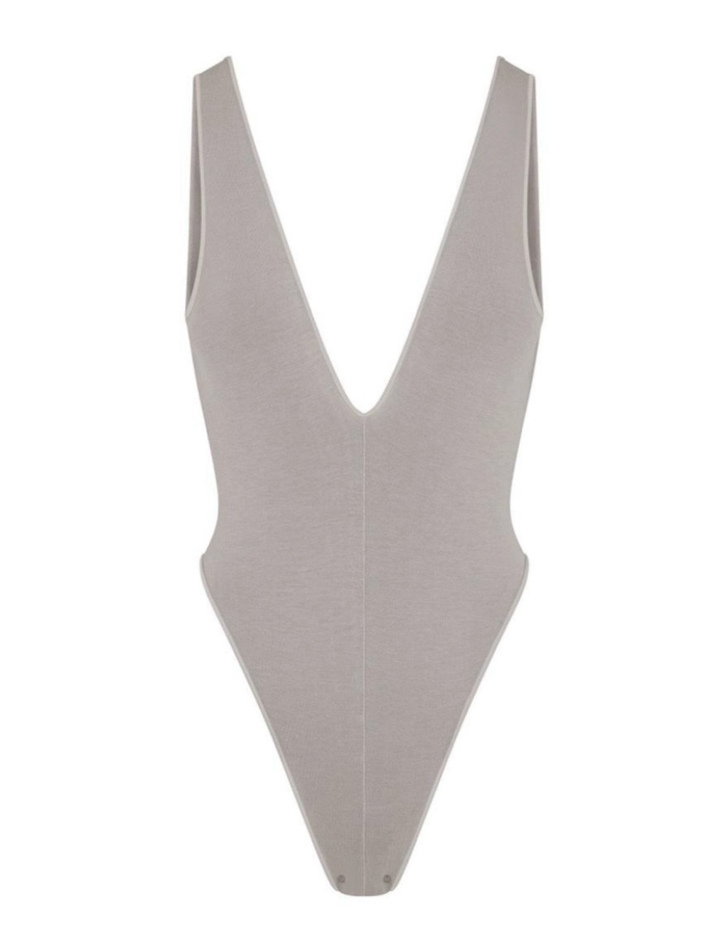 SKIMS Washed Jersey Plunge Brief Bodysuit